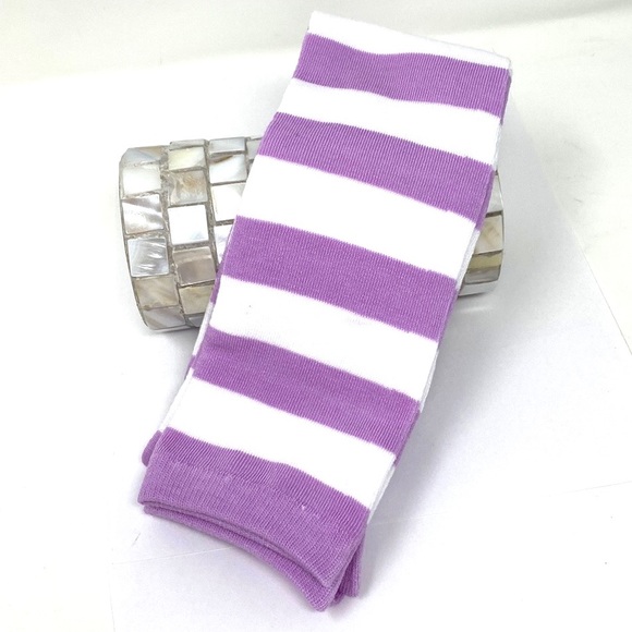 New Ladies Over the knee striped Long Socks - Picture 5 of 6